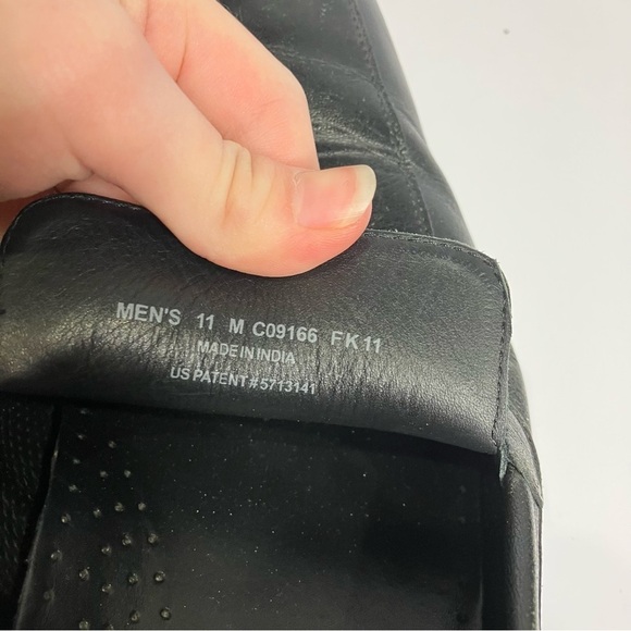 Cole Haan Nike air black leather loafers size 11‎